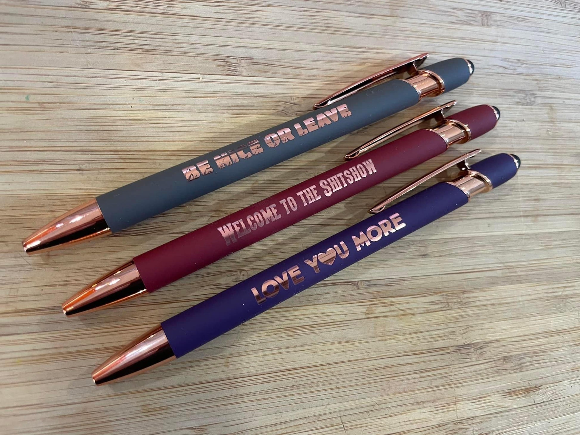 Writ with Wit Pens – The Rise Boutique